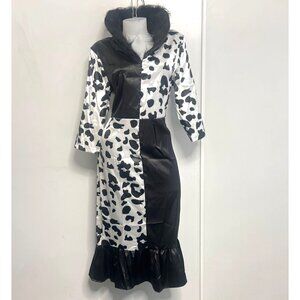 Cruella Deville Costume Halloween Dress 101 Dalmations Women Size Large